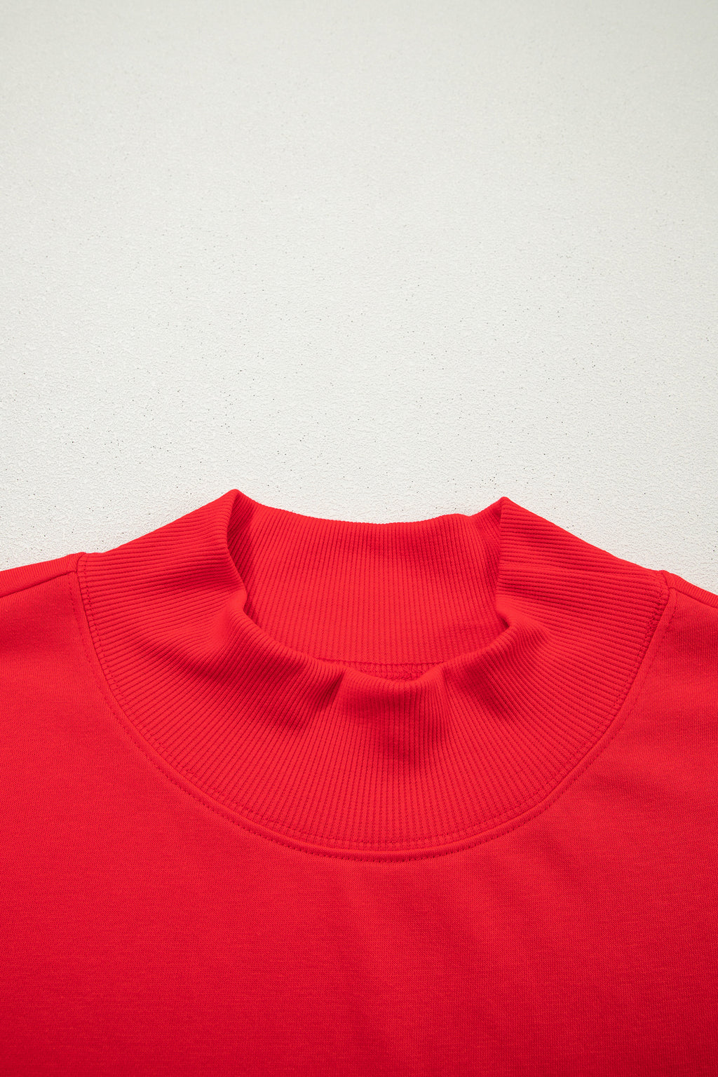 Pink Solid Color High Neck Cap Sleeve Loose Top