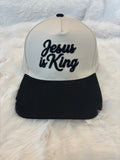 Jesus is King Two Tone Cotton Hat