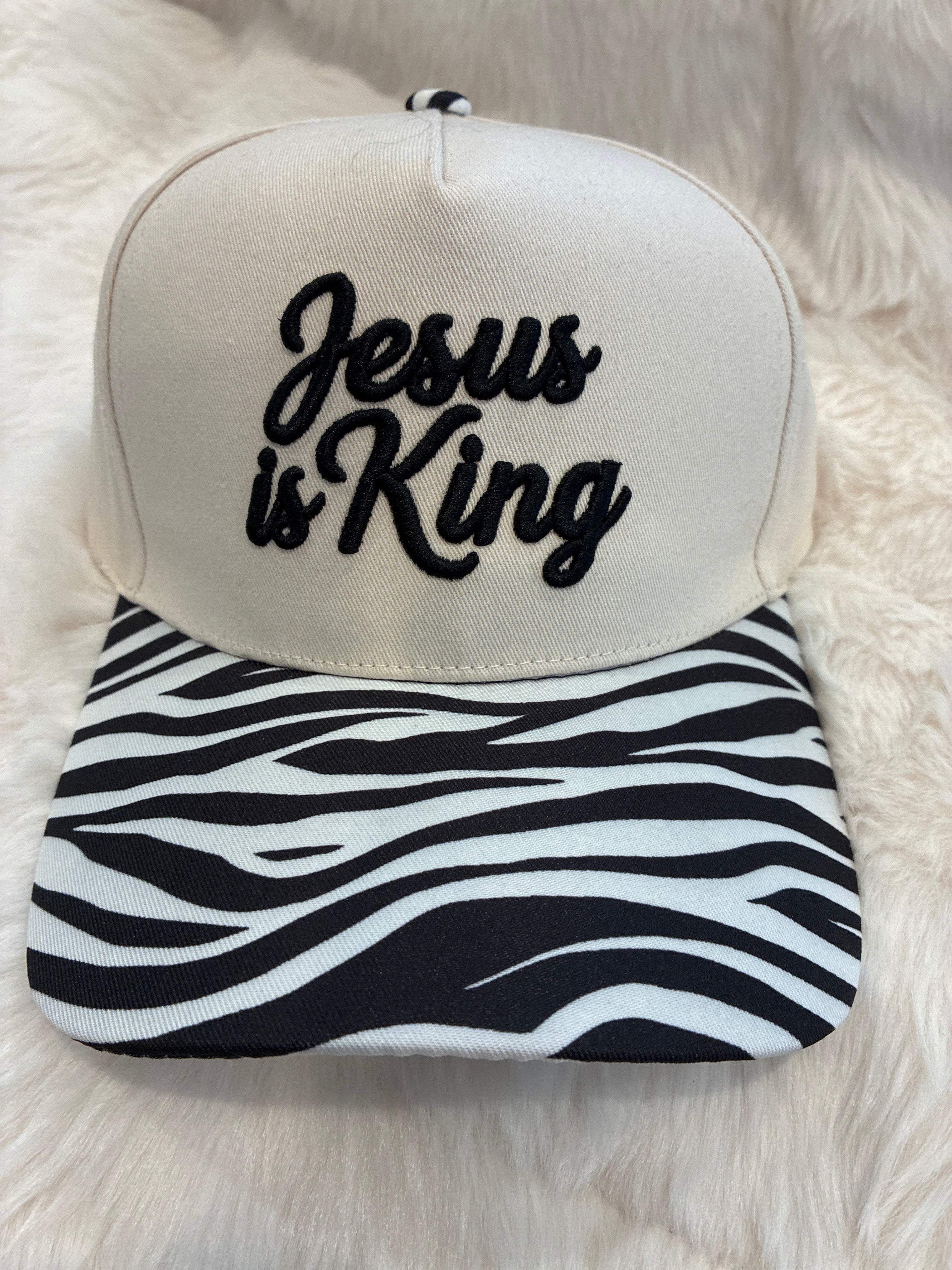 Jesus is King Zebra