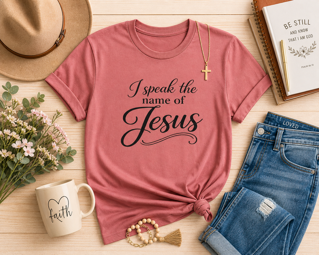 I Speak the Name of Jesus Tee