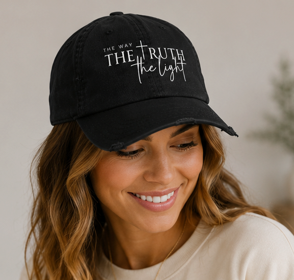 The Truth Distressed Dad Hat