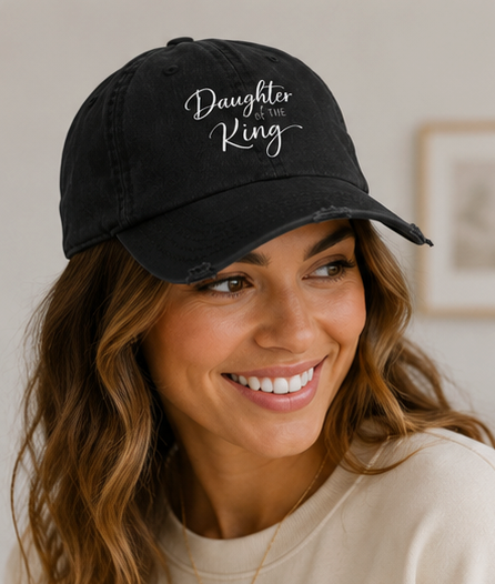 Daughter of the King Distressed Dad Hat