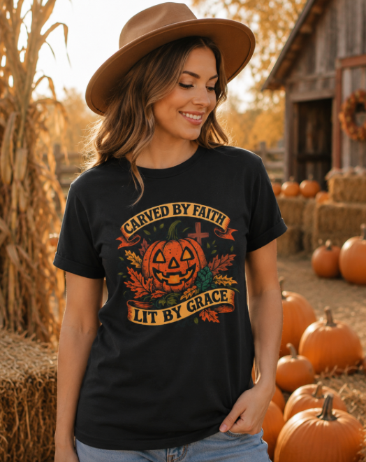 Carved By Faith  Classic Softstyle Crewneck